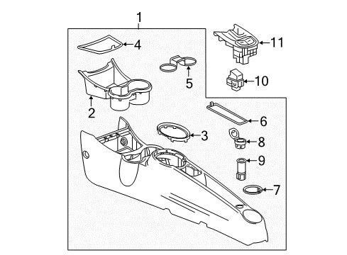 2015 Chevy Spark EV Switch,Vehicle Stability Control System Diagram for 95024481