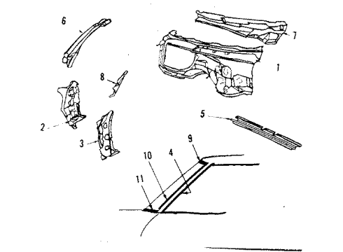 1985 Pontiac Grand Prix MLDG Diagram for 20066038