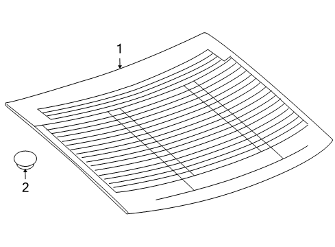 2016 Buick Regal Back Glass Diagram