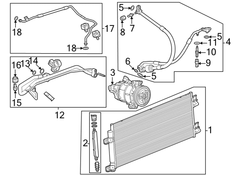 2023 GMC Canyon Switches & Sensors Diagram