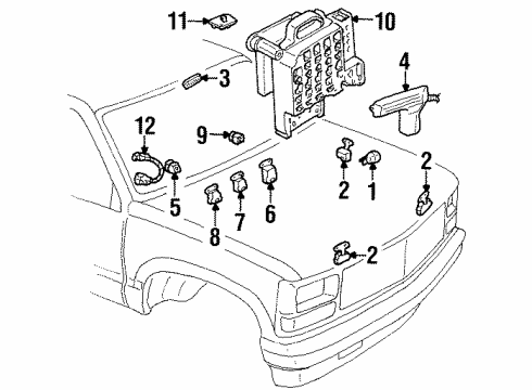 1988 GMC C2500 Fuel Supply Diagram 1 - Thumbnail