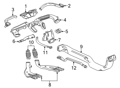 2020 Chevy Malibu Ducts Diagram