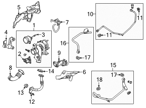 2010 Cadillac SRX Turbocharger Diagram