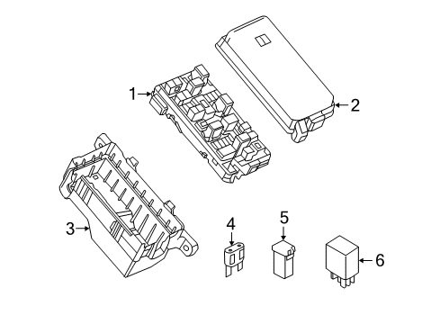 2013 Chevy Spark Cover, Engine Wiring Harness Fuse Block Diagram for 95135211