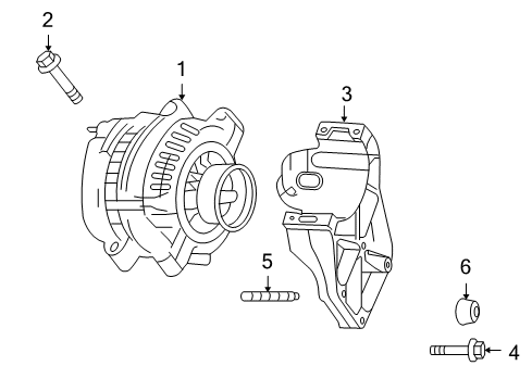 2009 Chevy Impala Alternator Diagram 2 - Thumbnail