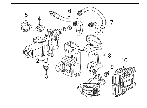 2018 Cadillac ATS Axle & Differential - Rear Diagram 3 - Thumbnail