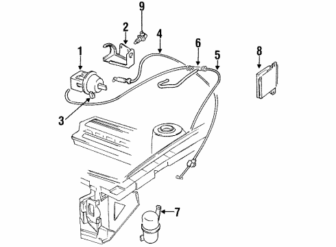 1993 Pontiac Grand Am Cruise Control System, Electrical Diagram