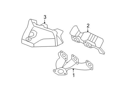 2007 Saturn Aura Exhaust Manifold Diagram 2 - Thumbnail