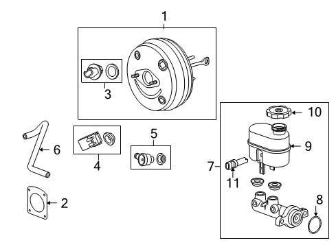 2012 GMC Yukon Dash Panel Components Diagram 2 - Thumbnail