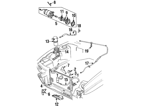 1998 Cadillac Eldorado Air Conditioner Diagram 1 - Thumbnail