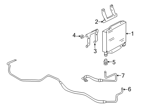 1999 GMC C1500 Trans Oil Cooler Diagram