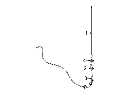 2006 Buick Rendezvous Antenna & Radio Diagram