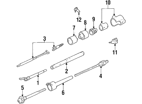 1987 GMC S15 Ignition Lock, Electrical Diagram 2 - Thumbnail