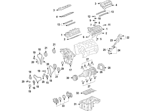 2019 Chevy Traverse Engine Parts & Mounts, Timing, Lubrication System Diagram 4 - Thumbnail