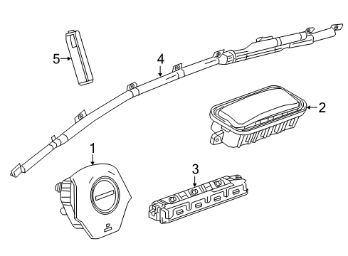 2020 Chevy Camaro Air Bag Components Diagram