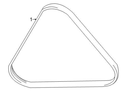 2003 Chevy Tracker Belts & Pulleys Diagram