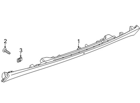 2023 Buick Envision High Mount Lamps Diagram