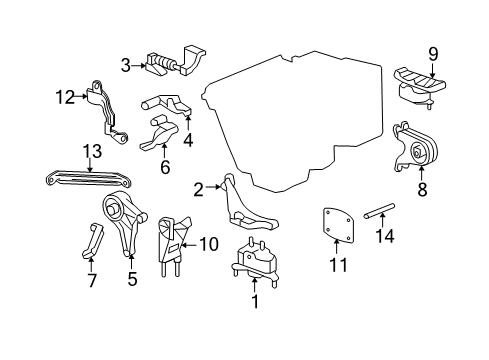 2011 Chevy Malibu Engine Mounting Diagram