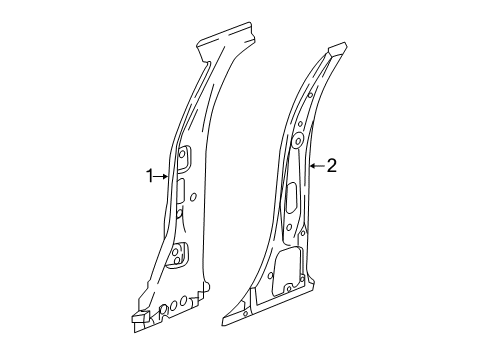 2024 Chevy Blazer Center Pillar Diagram