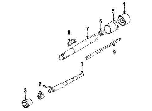 1984 Buick Century Ignition Lock, Electrical Diagram 1 - Thumbnail