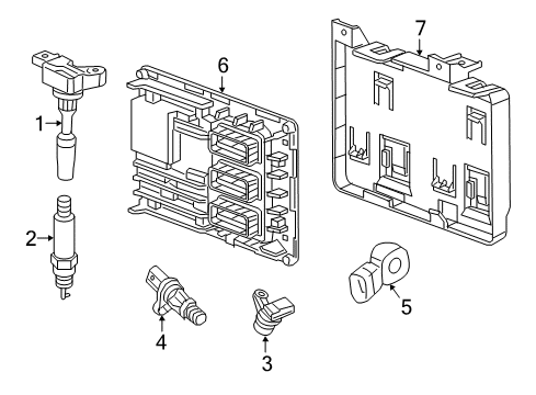 2017 Cadillac XT5 Ignition System Diagram