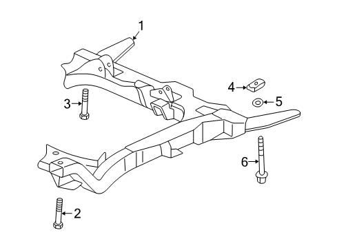 2004 Oldsmobile Alero Suspension Mounting - Front Diagram