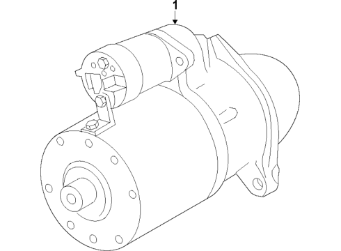 2017 Cadillac XTS Starter Diagram