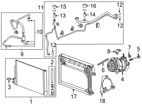 2022 Chevy Malibu Switches & Sensors Diagram