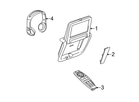 2012 Chevy Equinox Entertainment System Components Diagram