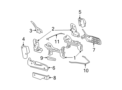 2006 Chevy Equinox Tracks & Components Diagram 3 - Thumbnail