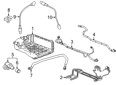 2023 Cadillac Escalade ESV Emission Components Diagram 3 - Thumbnail