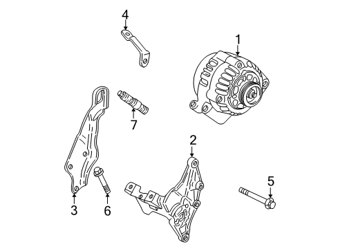 2004 Pontiac Grand Am Alternator Diagram 2 - Thumbnail