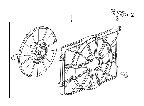 2023 Chevy Bolt EV Cooling Fan Diagram