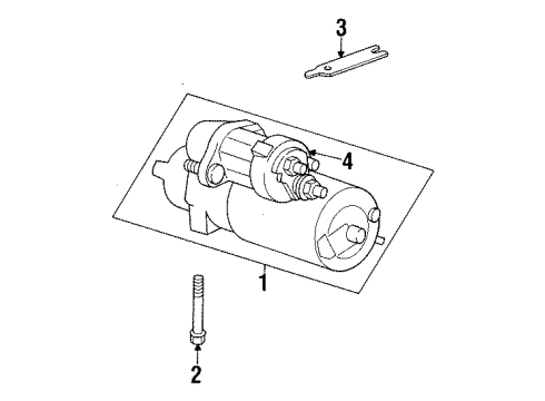 1994 GMC C2500 Starter, Electrical Diagram 1 - Thumbnail