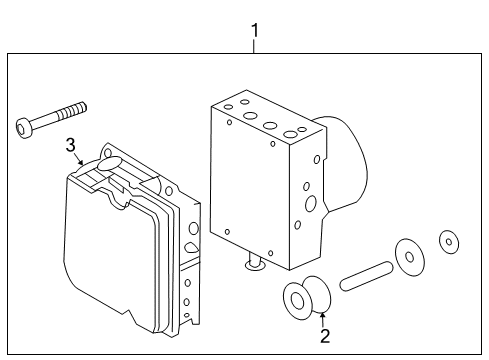 2008 Pontiac G8 ABS Components, Electrical Diagram