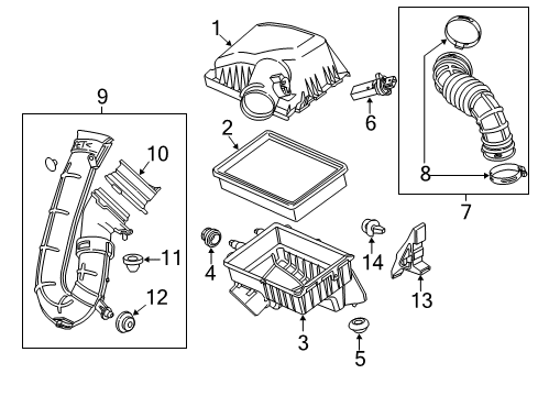 2019 Chevy Sonic Air Intake Diagram