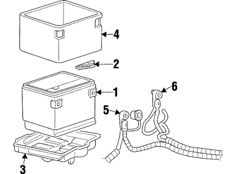 1997 Oldsmobile Cutlass Battery Diagram