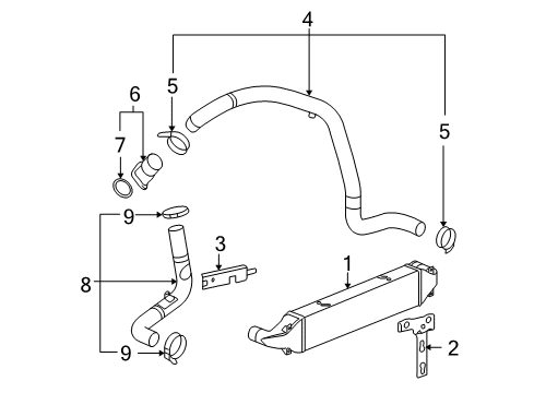 2008 Chevy Cobalt Turbocharger Diagram 1 - Thumbnail