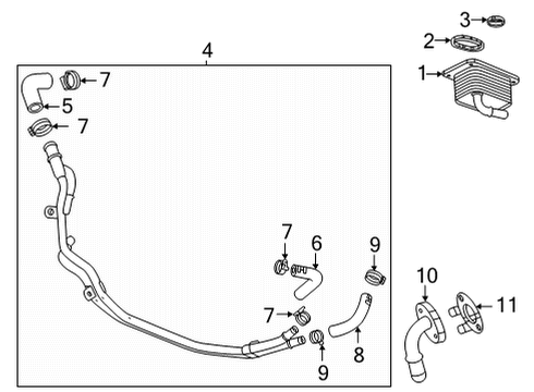 2021 Chevy Trailblazer Engine Oil Cooler Diagram