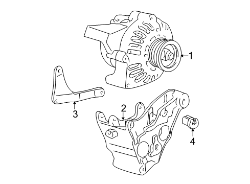 2000 Oldsmobile Bravada Alternator Diagram