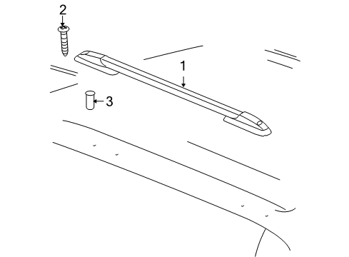 2012 GMC Sierra 1500 Luggage Carrier Diagram