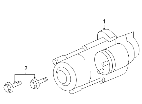 2008 Cadillac DTS Starter, Electrical Diagram