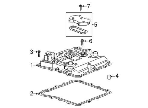 2023 GMC Hummer EV Pickup COVER ASM-DRV MOT PWR INV MDL Diagram for 24043423