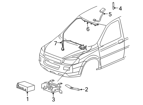 2006 Pontiac Montana Electrical Components Diagram 3 - Thumbnail