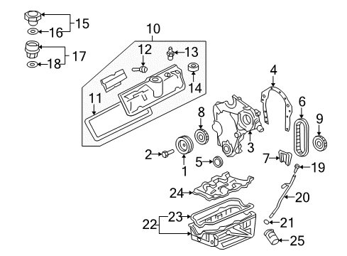 2007 Buick Rendezvous Filters Diagram 1 - Thumbnail