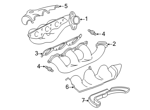 2005 Chevy Monte Carlo Exhaust Manifold Diagram 2 - Thumbnail