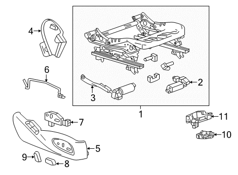 2017 Chevy Camaro Tracks & Components Diagram 2 - Thumbnail