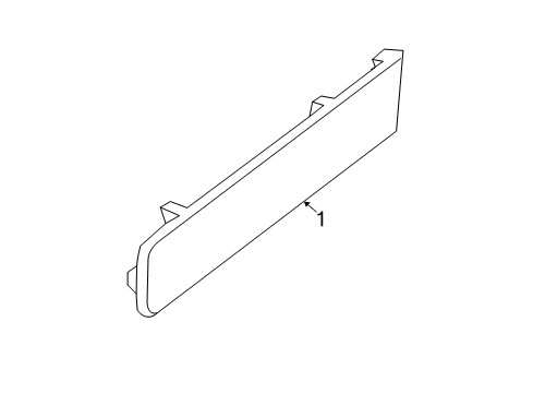 2017 Chevy City Express Exterior Trim - Pillars, Rocker & Floor Diagram