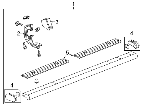 2011 Chevy Silverado 1500 Running Board Diagram 7 - Thumbnail