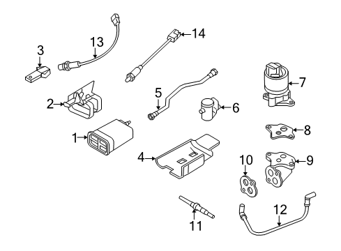 2010 Chevy Aveo Emission Components Diagram